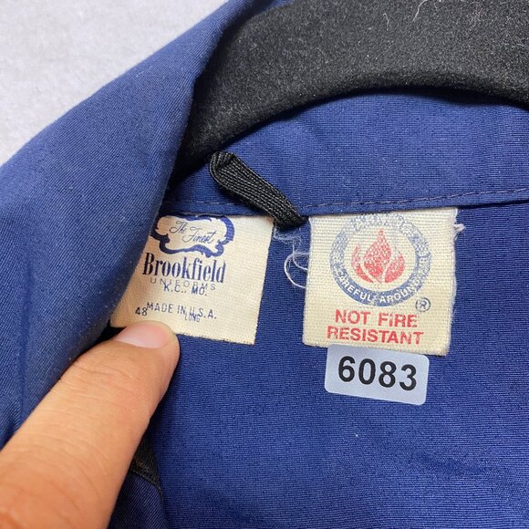 Vintage USPS Postal Service Jacket Men's 48 L 2XL Blue Full Zip Brookfield - Picture 8 of 13